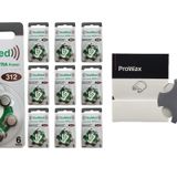 YesMed Extra Power 312 Numara İşitme Cihazı Pili (10 Paket x 6 Adet = 60 Adet Pil) + HEDİYE ProWax Filtre