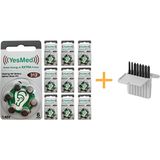 Yesmed Extra Power 312 Numara Işitme Cihazı Pili (10 Paket x 6 Adet = 60 Adet Pil) + Işitme Cihazı Filtresi Gri Paket