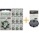 Yesmed Extra Power 312 Numara Işitme Cihazı Pili (10 Paket x 6 Adet = 60 Adet Pil ) + Yesmed Minifit Prowax Filtre