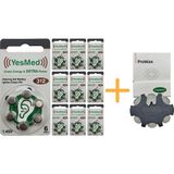 Yesmed Extra Power 312 Numara Işitme Cihazı Pili (10 Paket x 6 Adet = 60 Adet Pil) + Yesmed Prowax Filtre