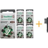 Yesmed Extra Power 312 Numara Işitme Cihazı Pili (5 Paket x 6 Adet = 30 Adet Pil) + Hediye Mıknatıslı Işitme Cihazı Temizleme Fırçası