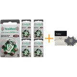 YesMed Extra Power 312 Numara İşitme Cihazı Pili (5 Paket x 6 Adet = 30 Adet Pil) + HEDİYE ProWax Filtre