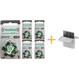 Yesmed Extra Power 312 Numara Işitme Cihazı Pili (5 Paket x 6 Adet = 30 Adet Pil) + Işitme Cihazı Filtresi Gri Paket