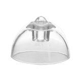 YesMed Oticon miniFit Bass 10 mm Double Vent Dome, İşitme Cihazı 2 Delikli Dom/Kubbe (1 Paket=10 Adet)