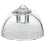 YesMed Oticon Minifit Bass 8 mm Single Vent Dome, Işitme Cihazı 1 Delikli Dom/kubbe (1 Paket=10 Adet) - Şeffaf