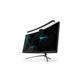 Yesnice Curved Monitör Lambası Asus Rog Strix XG32VC/TUF Gaming VG27VQ Uyumlu Kademeli 7 Farklı Renk Kolay Kurulum - Siyah