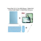 Yesnıce Honor Pad 10 12.1 İnç 2025 Uyumlu Standlı Kılıf Dokunmatik Kalem Ve Klavye Set