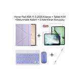 Yesnıce Honor Pad X9A 11.5 İnç 2025 Uyumlu Standlı Kılıf Dokunmatik Kalem Ve Klavye Set