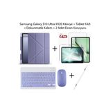 Yesnıce Samsung Galaxy S10 Ultra X920 14.6 İnç Uyumlu Standlı Kılıf Dokunmatik Kalem Ve Klavye Set