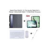 Yesnıce Xiaomi Poco Pad M1 12.1 İnç Uyumlu Standlı Kılıf Ve Dokunmatik Kalem Ve Klavye ve Mouse