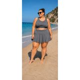 yessir BATTAL CROP ŞORTLU BİKİNİ TAKIMI