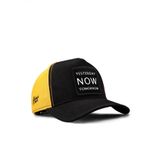 Yesterday Now Tomorrow Logolu Cordura Siyah-Sarı Trucker Şapka