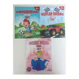 Yeti Kitap 3-6 Yaş Eğlenceli Boyama Kitap Seti (3 Kitap)