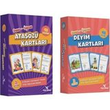 Yeti Kitap Atasözleri ve Deyimler Oyna Öğren Kartları 48 Atasözü - 48 Deyim