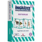 Yeti Kitap Ingilizce Kelime Kartları Hayvanlar (Ciltli)