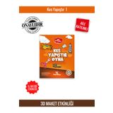 yeti kitap Kes, Yapıştır, Oyna 1 – Çocuklar İçin Eğlenceli ve Eğitici Aktivite Kitabı,Maket Etkinlikleri