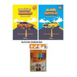 Yeti Kitap Klasik Arabalar Ve Modifiye Arabalar Boyama Kitabı Tüm Çocuk Ve Yetişkinlere Özel 2 Kitap+Keçeli Kalem Hediye