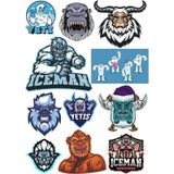 Yeti Sticker Set 15 Parça Telefon, Tablet, Defter, Laptop Sticker