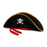 Yetişkin Boy Kadife Jack Sparrow Denizci Kaptan Jack Korsan Şapkası 50X20 Cm Mirsm0010k-Smr006-E126