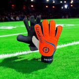 Yetişkin Kaleci Eldiveni Futbol Maç Eldiveni Bilek Bandajlı 8-9-10 - Turuncu