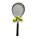 Yetişkin Kort Tenis Raketi Seti Başlangıç Seviye Tenis Raketi Seti Taşıma Çantası Kırmızı
