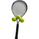 Yetişkin Kort Tenis Raketi Seti Başlangıç Seviye Tenis Raketi Seti + Taşıma Çantası Yeşil Grip L1, 9yeşil - Standart - Çok Renkli
