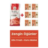 Yetişkin Mini Irk Köpek Maması 2.5 KG + Somon Etli Köpek Kito Fresh X 6