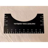 Yetişkin Yaka Şablonu - Cetvel