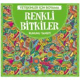 Yetişkinler İçin Boyama Renkli Bitkiler-Dokuz Yayınları