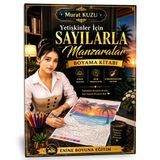 Yetişkinler İçin Sayılarla Manzaralar Boyama Kitabı
