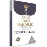 Yetki Yayınları ÇSA Ticaret Hukuku Hakimlik HMGS Ders Notu 2026