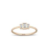 Yetkin Diamond 0.24 Karat Pırlanta Baget Yüzük