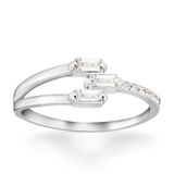 Yetkin Diamond 0.25 Karat Pırlanta Baget Yüzük
