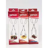 Yetkin Lüx Çelik Pasta-Salata-Makarna Maşa Takımı 3 lü eko Set 25 cm