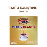 Yetkin Plastik Tahta Çay Kahve Karıştırıcı 500 Adet