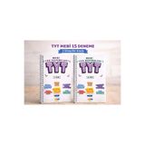 Yetsis Yayınları TYT MEBİ 15 Deneme Seti, Spiral Ciltil 2 Kitap, Nisan 2026 Güncel Renkli Baskı