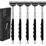 Yexixsr 5 paket geri Scratcher uzatılabilir sırt Scratcher sırt masajı erkekler kadınlar çocuklar yetişkinler için, teleskopik arka tırmalama aracı kauçuk kolları ile
