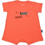 Yeyyu Pamuklu Şort Bebek Tulum Coral - Açık Mercan - 9 - 12 Ay