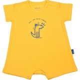 Yeyyu Pamuklu Şort Bebek Tulum Lemon - Sarı - Sarı - 9 - 12 Ay