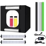 Yf Nice 50 * 50 cm LED Işıklı Ürün Çekim Çadırı - Siyah - Beyaz
