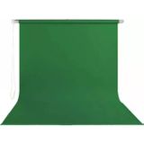 Yf Nice Stil Fon 130 cm X 200 cm Sonsuz Yeşil Fon Perdesi Seti
