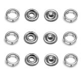 YF STORE 100 Adet Bebe Çıtçıt, 9,5 mm, Paslanmaz Çelik, Takı Yapma Seti