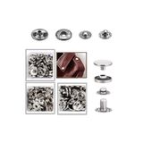 YF STORE 100 Takım 12,5 mm Paslanmaz Metal Nikel Çıtçıt, Kaban Elbise Çanta Ayakkabı