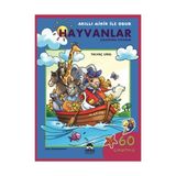 YF Tekstil Ambalaj Hayvanlar Çıkartma Kitabım / Akıllı Minik ile Obur Dizisi