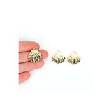 yfhobi 1 Adet - 22 mm Deniz Yıldızı-Midye Desenli Uç, Charm Uç, Altın Kaplama 1.Kalite Kararmaz