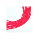 yfhobi 1 Dizi (110-120 Adet) - 3 mm Yassı Kristal Cam Boncuk Dizisi Kaplama Soft Pembe Renk 1.Kalite