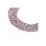 yfhobi 1 Dizi (130-135 Adet) - 3 mm Yassı Kristal Cam Boncuk Dizisi Mat Janjanlı Lila Renk 1.Kalite