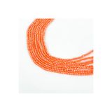 yfhobi 1 Dizi (130-135 Adet) - 3 mm Yassı Kristal Cam Boncuk Dizisi Mat Janjanlı Narçiçeği Renk 1.Kalite