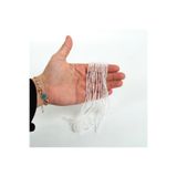 yfhobi 1 Dizi (130-135 Adet) - 3 mm Yassı Kristal Cam Boncuk Dizisi Şeffaf Janjanlı Renk 1.Kalite