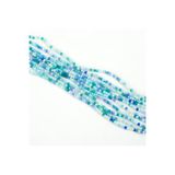 yfhobi 1 Dizi (140-150 Adet) - 2 mm Yassı Kristal Cam Boncuk Dizisi, 4. Karışık Renk, 1.Kalite